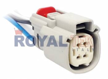 FICHA DE CONEXION ROYALTEK FICHA DE CONEXION ROYALTEK 4 (CUATRO) VIAS SONDA LAMBDA FORD KA FIESTA LINEA NUEVA - VENTA EN PAQUETES DE 5 UNIDADES ---